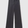 Pantaloni a zampa a vita bassa Pantaloni a zampa a vita bassa