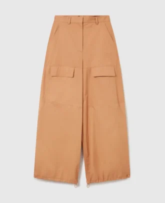 Pantaloni cargo a gamba larga