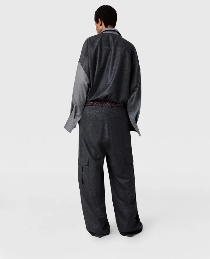 Pantaloni cargo morbidi a pannelli Pantaloni cargo morbidi a pannelli