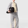 Camicia oversize a righe miste Camicia oversize a righe miste