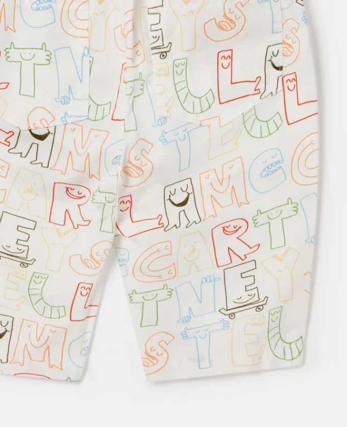 Pantaloni con stampa lettering Pantaloni con stampa lettering