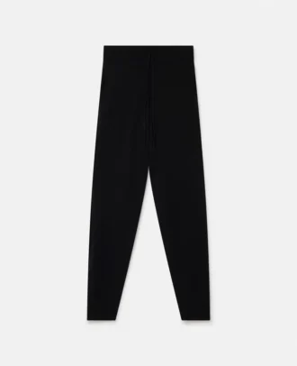 Pantaloni della tuta a vita media e gamba affusolata