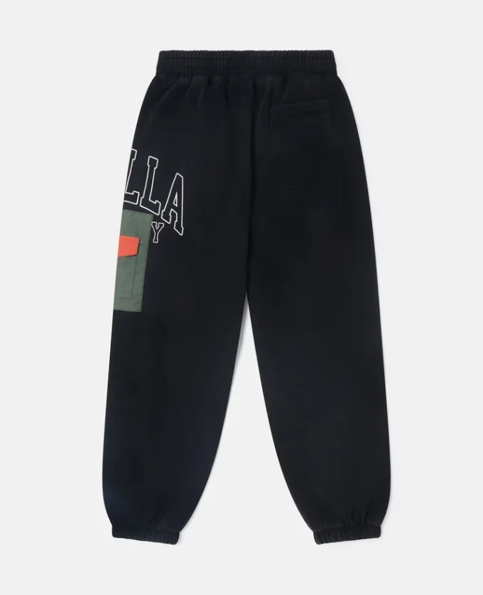 Pantaloni della tuta con coulisse e logo grafico Pantaloni della tuta con coulisse e logo grafico