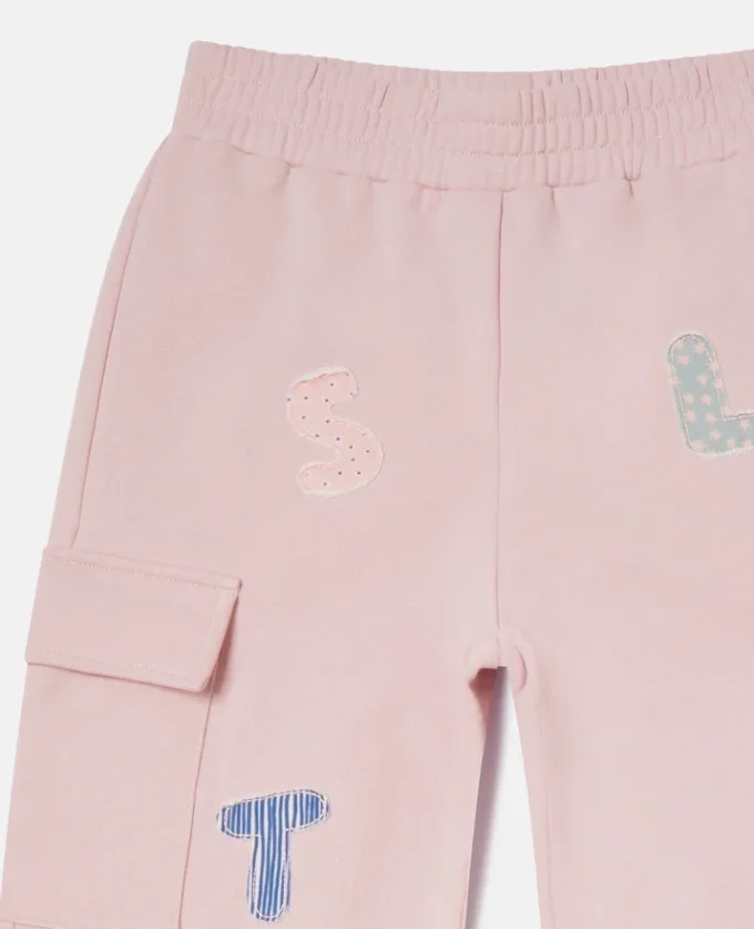 Pantaloni della tuta con coulisse e logo ricamato Pantaloni della tuta con coulisse e logo ricamato