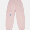 Pantaloni della tuta con coulisse e logo ricamato Pantaloni della tuta con coulisse e logo ricamato
