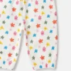 Pantaloni della tuta con coulisse e stampa a stelle Pantaloni della tuta con coulisse e stampa a stelle