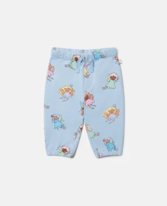 Pantaloni della tuta con coulisse e stampa Fairies