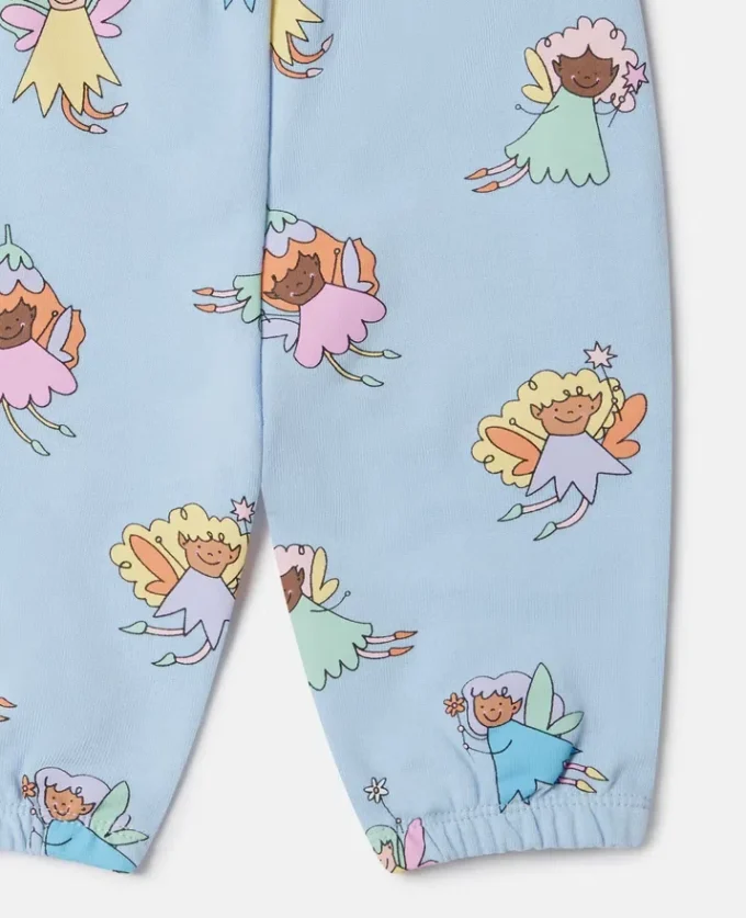 Pantaloni della tuta con coulisse e stampa Fairies Pantaloni della tuta con coulisse e stampa Fairies