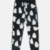 Pantaloni della tuta con coulisse e stampa fantasma Pantaloni della tuta con coulisse e stampa fantasma