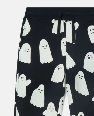 Pantaloni della tuta con coulisse e stampa fantasma
