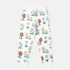 Pantaloni della tuta con coulisse e stampa floreale Pantaloni della tuta con coulisse e stampa floreale