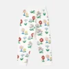 Pantaloni della tuta con coulisse e stampa floreale Pantaloni della tuta con coulisse e stampa floreale