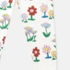 Pantaloni della tuta con coulisse e stampa floreale Pantaloni della tuta con coulisse e stampa floreale
