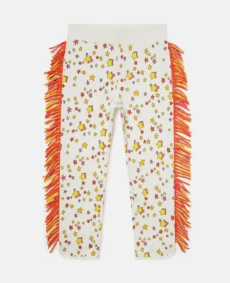 Pantaloni della tuta con coulisse e stampa grafica a stelle
