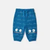 Pantaloni della tuta con coulisse e stampa grafica Monster Pantaloni della tuta con coulisse e stampa grafica Monster