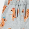 Pantaloni della tuta con coulisse e stampa grafica scoiattolo Pantaloni della tuta con coulisse e stampa grafica scoiattolo