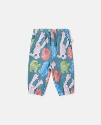 Pantaloni della tuta con coulisse e stampa Monster