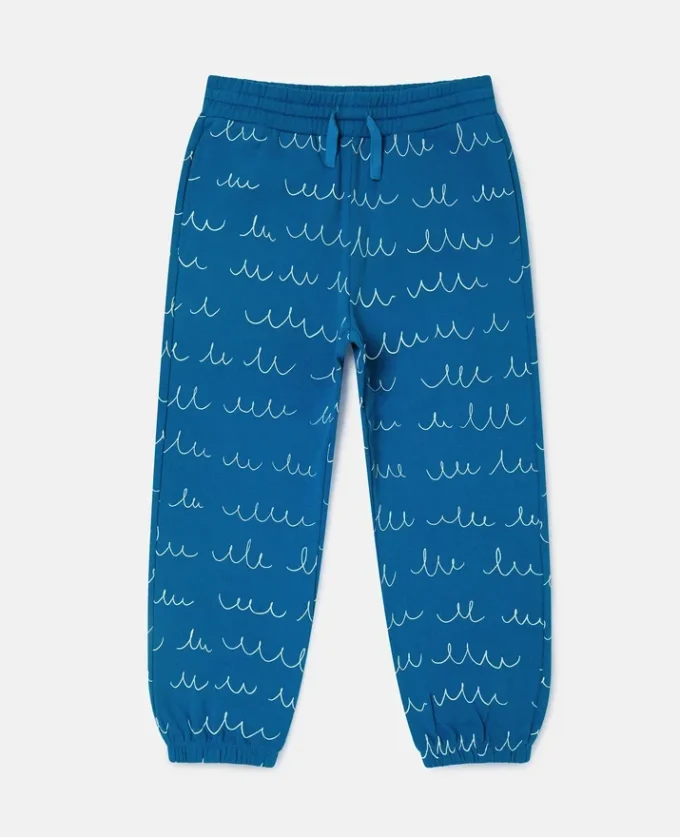 Pantaloni della tuta con coulisse e stampa Monster Pantaloni della tuta con coulisse e stampa Monster
