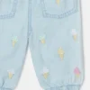 Pantaloni della tuta con ricamo gelato Pantaloni della tuta con ricamo gelato