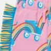 Pantaloni della tuta con stampa arcobaleno e frange Pantaloni della tuta con stampa arcobaleno e frange