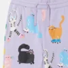 Pantaloni della tuta con stampa Cats