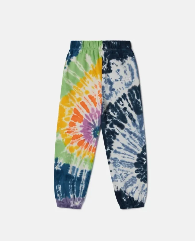 Pantaloni della tuta con stampa grafica tie-dye Pantaloni della tuta con stampa grafica tie-dye