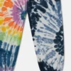 Pantaloni della tuta con stampa grafica tie-dye Pantaloni della tuta con stampa grafica tie-dye