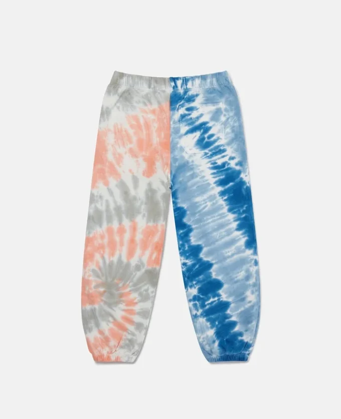 Pantaloni della tuta con stampa grafica tie-dye Pantaloni della tuta con stampa grafica tie-dye