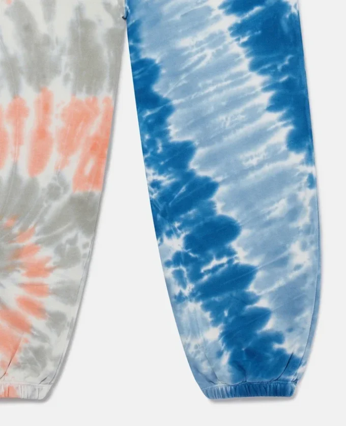 Pantaloni della tuta con stampa grafica tie-dye Pantaloni della tuta con stampa grafica tie-dye