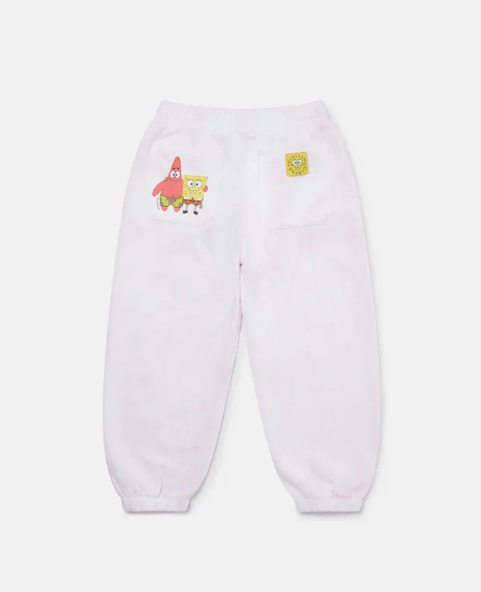 Pantaloni della tuta con stampa grafica Tie-Dye SpongeBob Pantaloni della tuta con stampa grafica Tie-Dye SpongeBob