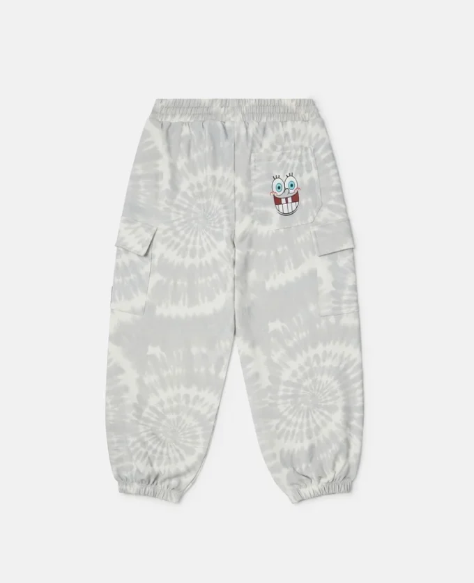 Pantaloni della tuta con stampa grafica Tie-Dye SpongeBob Pantaloni della tuta con stampa grafica Tie-Dye SpongeBob