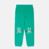 Pantaloni della tuta elasticizzati con stampa grafica a rane Pantaloni della tuta elasticizzati con stampa grafica a rane