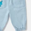 Pantaloni della tuta in jeans con grafica Earth Friends Pantaloni della tuta in jeans con grafica Earth Friends