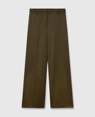 Pantaloni dritti con pieghe