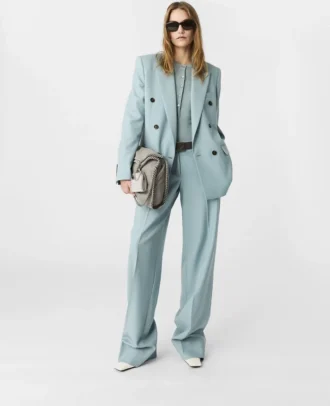 Pantaloni dritti con pieghe Pantaloni dritti con pieghe