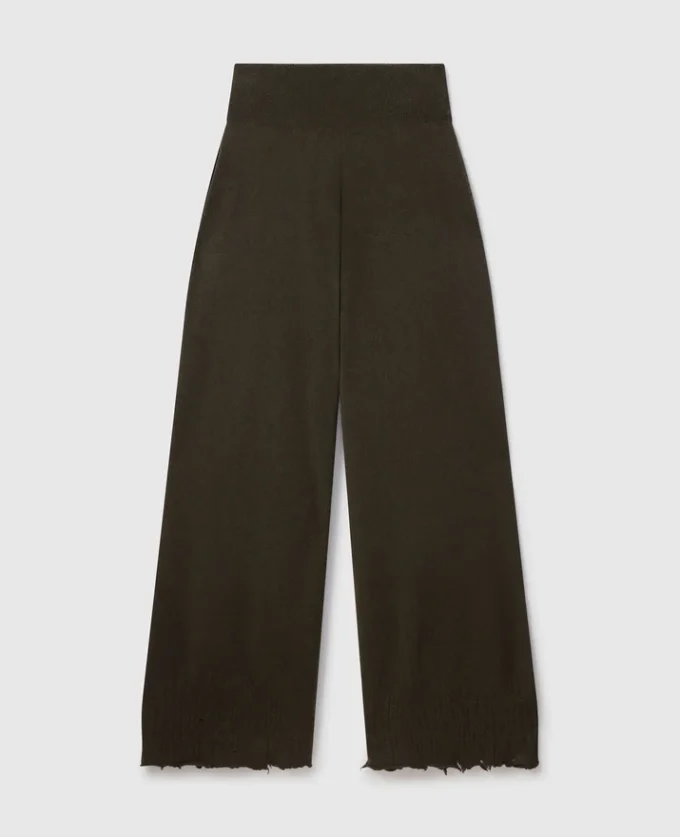Pantaloni dritti in maglia Pantaloni dritti in maglia