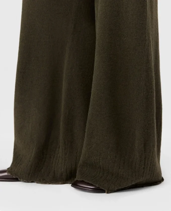 Pantaloni dritti in maglia Pantaloni dritti in maglia