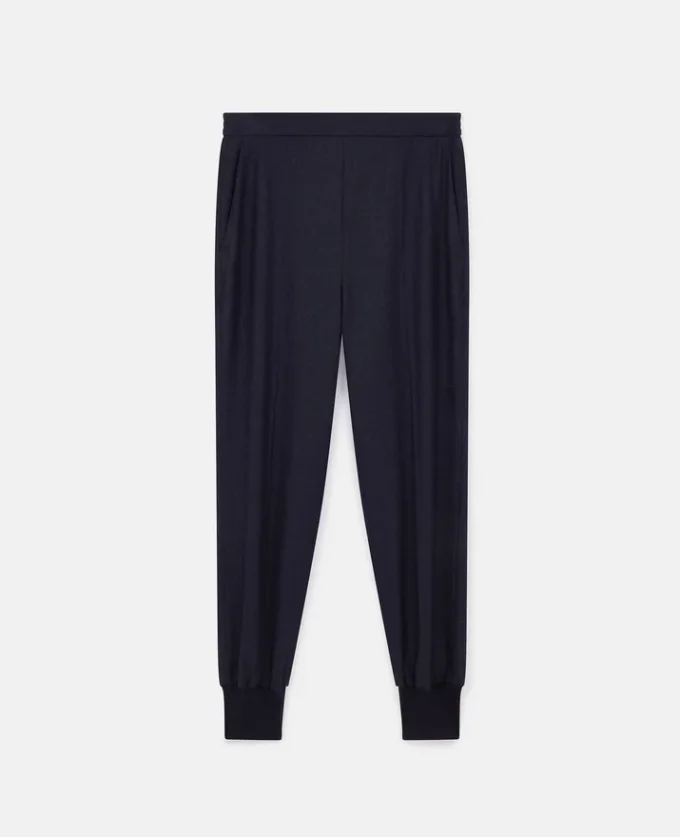Pantaloni elasticizzati in lana Pantaloni elasticizzati in lana