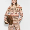 Pantaloni in lana Fair Isle Pantaloni in lana Fair Isle