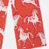Pantaloni in popeline con stampa cavalli Pantaloni in popeline con stampa cavalli