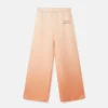 Pantaloni in twill di seta con stampa logo Pantaloni in twill di seta con stampa logo