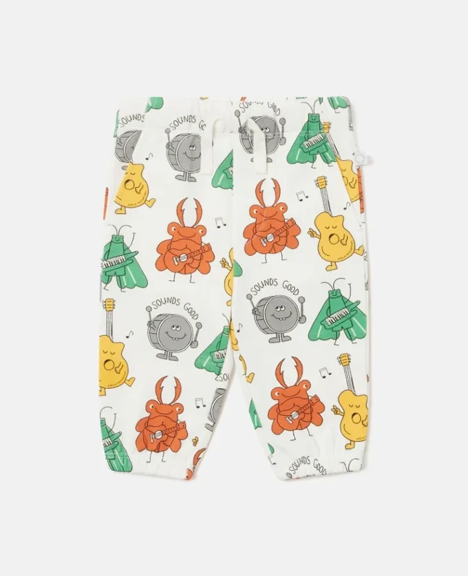 Pantaloni jogging con stampa Bug Band Pantaloni jogging con stampa Bug Band