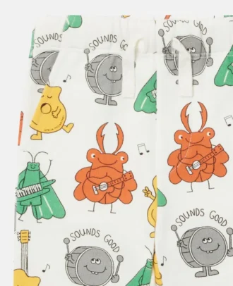 Pantaloni jogging con stampa Bug Band