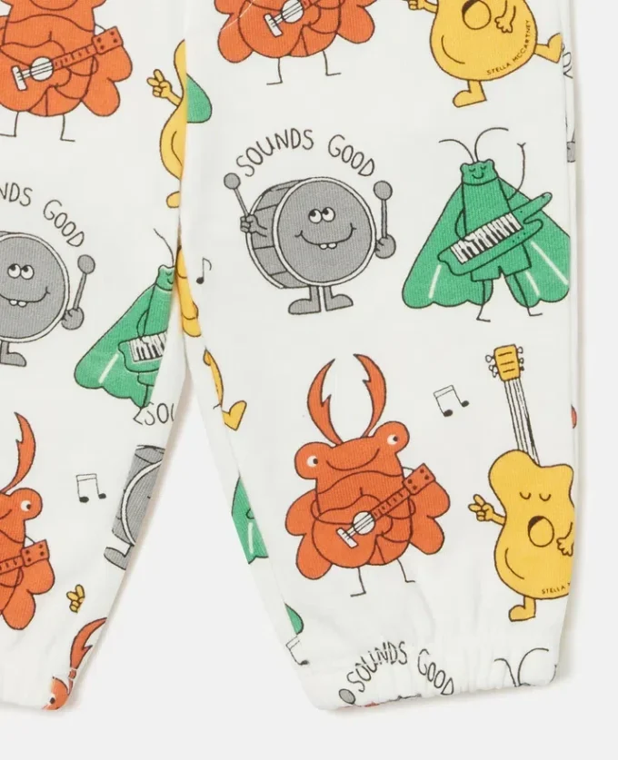 Pantaloni jogging con stampa Bug Band Pantaloni jogging con stampa Bug Band