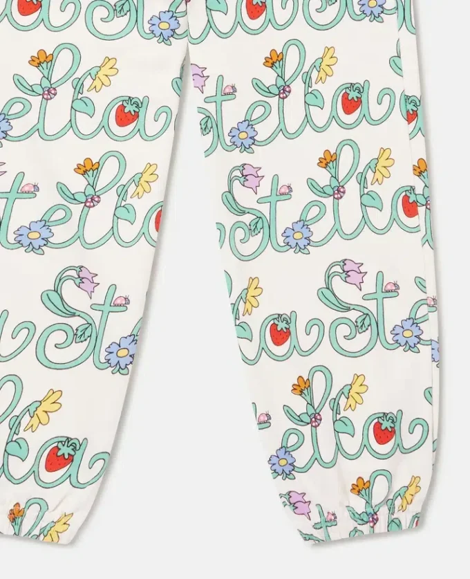 Pantaloni jogging con stampa Stella Vine Pantaloni jogging con stampa Stella Vine