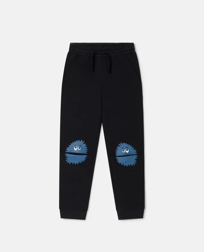 Pantaloni jogging con toppe sui ginocchi Pantaloni jogging con toppe sui ginocchi