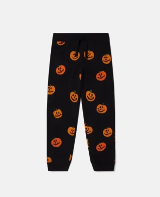 Pantaloni jogging in pile Pumpkin