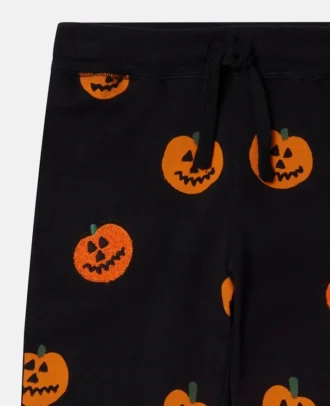 Pantaloni jogging in pile Pumpkin
