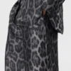Pantaloni oversize con coulisse e stampa leopardata Pantaloni oversize con coulisse e stampa leopardata