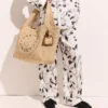 Pantaloni oversize con stampa ciliegie Pantaloni oversize con stampa ciliegie